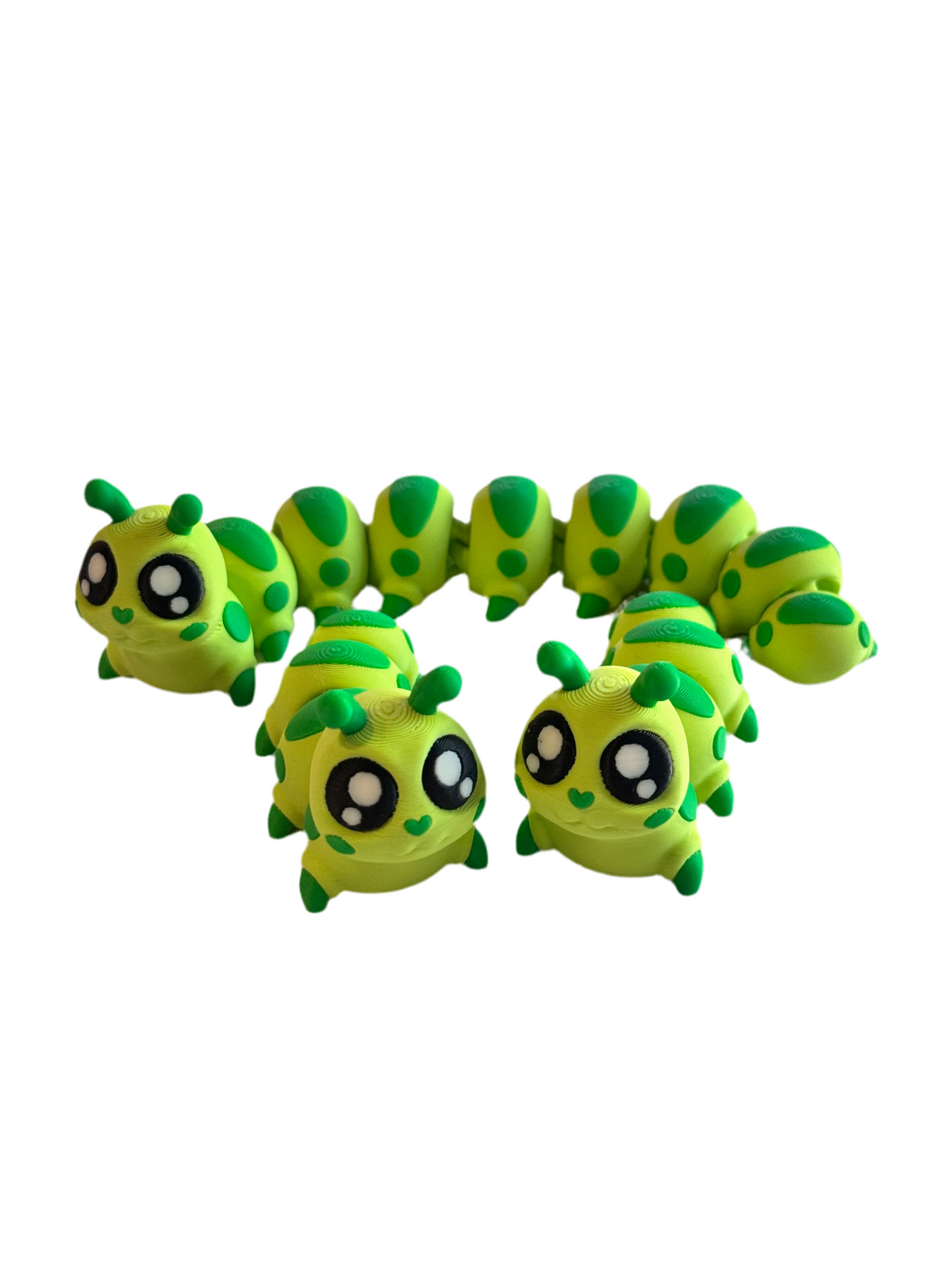 Caterpillar Toy Keychain - Small