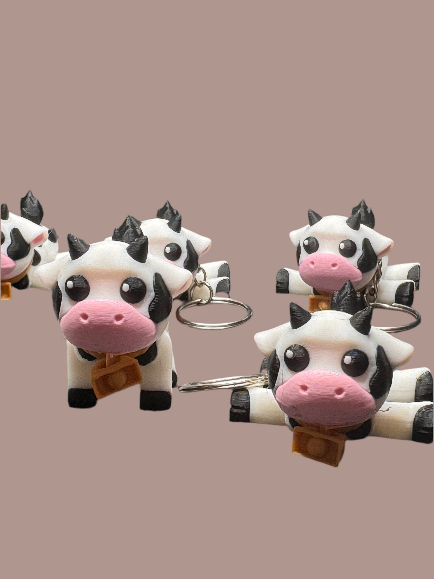 Cow Keychain