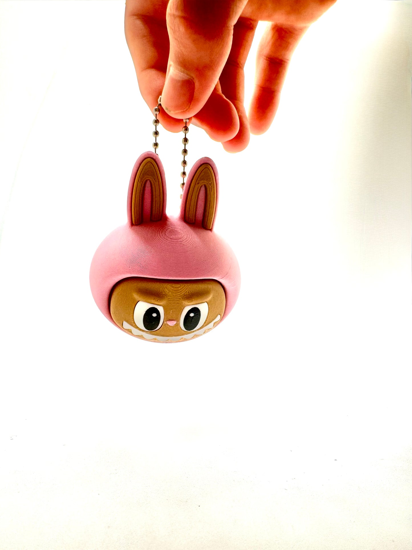 Labubu Head – Keychain Clicker (Color Varies)