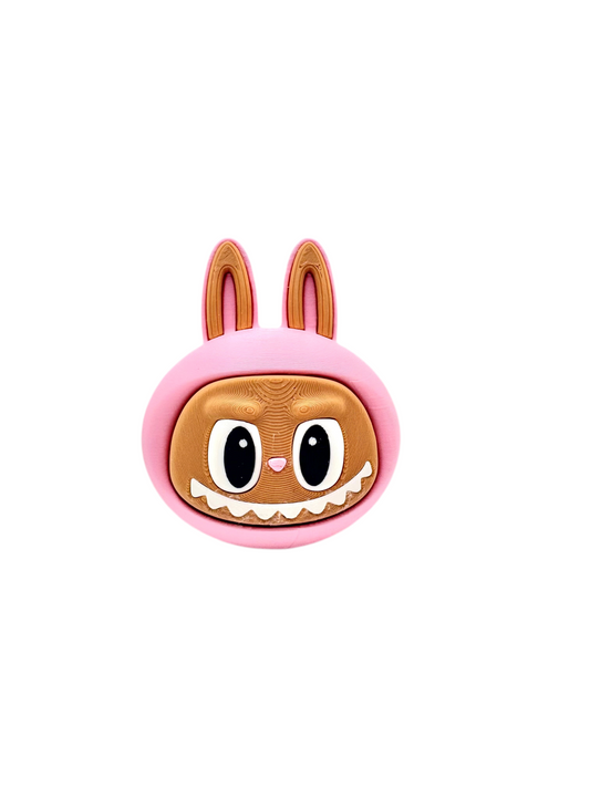Labubu Head – Keychain Clicker (Color Varies)