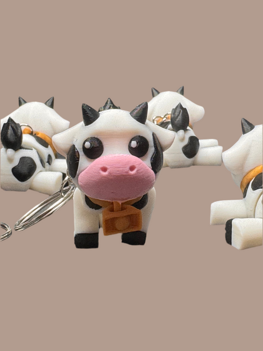 Cow Keychain