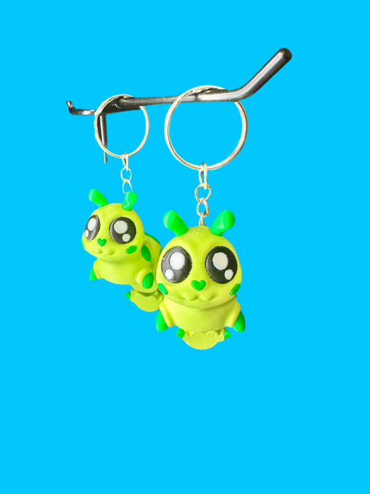 Caterpillar Toy Keychain - Small